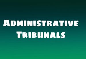 Administrative Tribunals